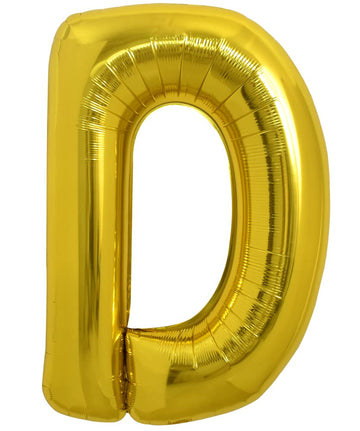 Toniful 40 Inch Large Gold Letter D Balloons Helium Balloons,Foil Mylar Big Balloons For Birthday Party Anniversary Supplies Dec