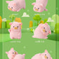 Maidimiao Flocking Cute Piggy Daily Life 1Pc Pig Blind Box Bags Figures Collectible Toys Birthday Gifts Miniature Figurines Dect