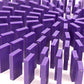 Bulk Dominoes Plastic Bulk 100pcs - Building and Stacking and Chain Reaction Toppling STEAM Toy Blocks for Kids (Purple)
