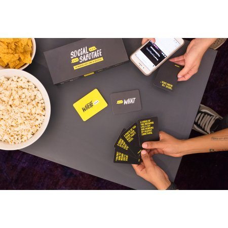 Social Sabotage: An Awkward Party Game By Buzzfeed, Includes 500 Hilariously Awkward Cards To Post On Social Media, For 3 Or More Players