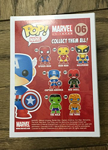 Funko Marvel Captain America Pop Vinyl Figure,Multi,3.75 Inches