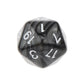 Yiotfandoll 10PCS Polyhedral Dice D20 Dice 20mm Acrylic 20 Sided Dice Game Dice for RPG MTG DND Dice Table Games (Black)