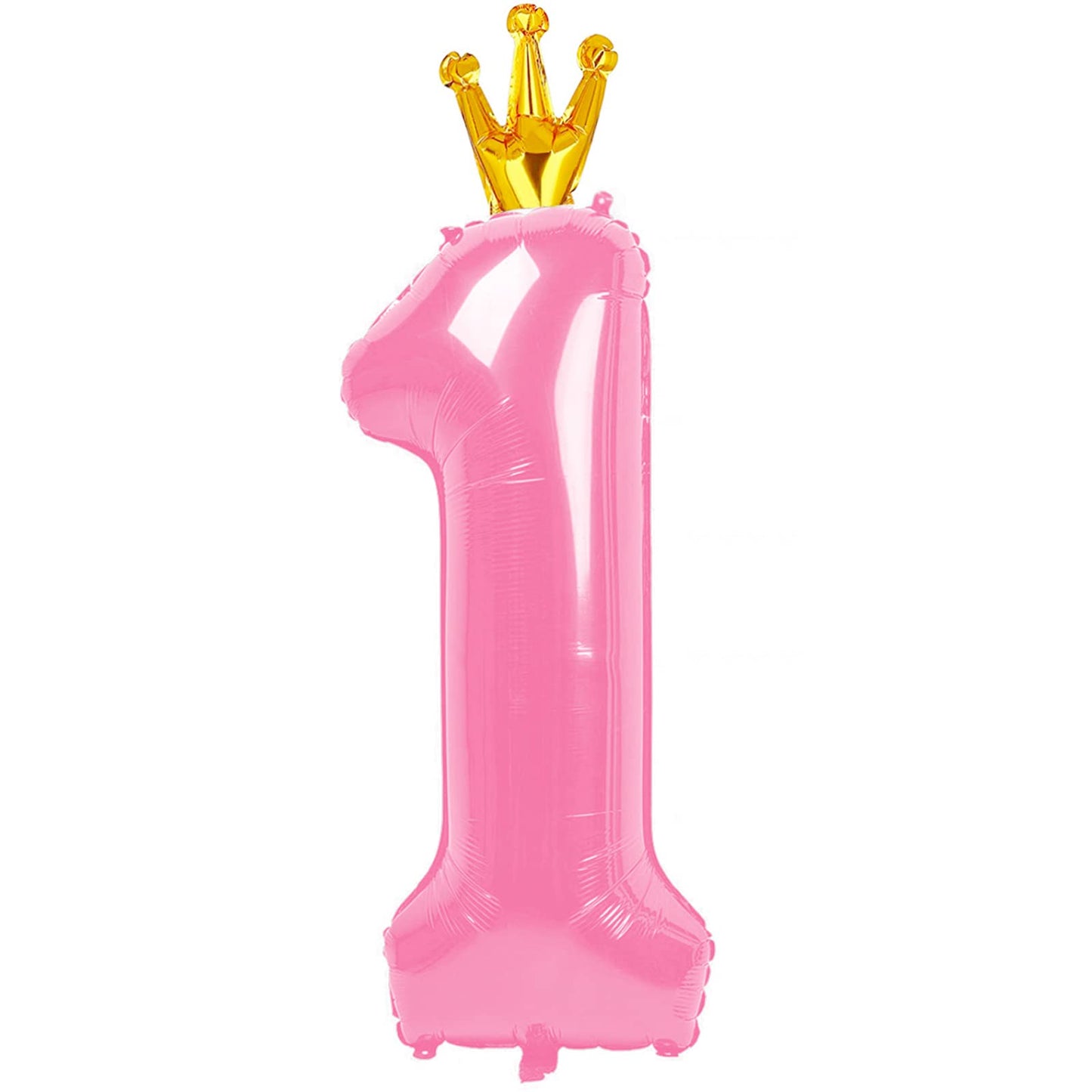 40 Inch Number Balloon 1 For First Birthday, Wild One Giant Balloons, Pink Baby Girl 1St Birthday Decorations, 1 16 18 21 Birthd