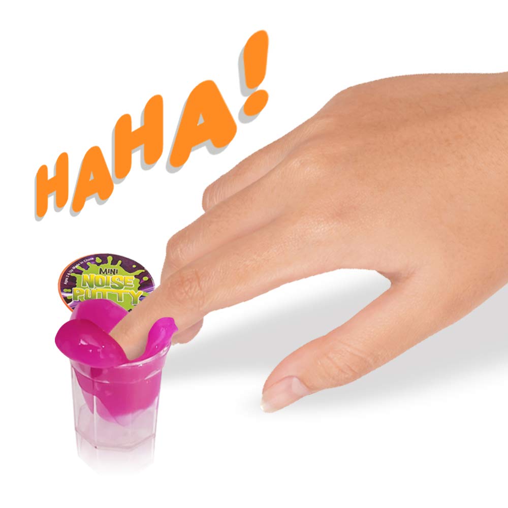 Artcreativity Mini Noise Putty For Kids - Bulk Pack Of 48 Slime - Assorted Vibrant Colors, Birthday Party Favors, Goodie Bag Stuffers, Piñata Filler, Funny Prank Toy, For Boys And Girls