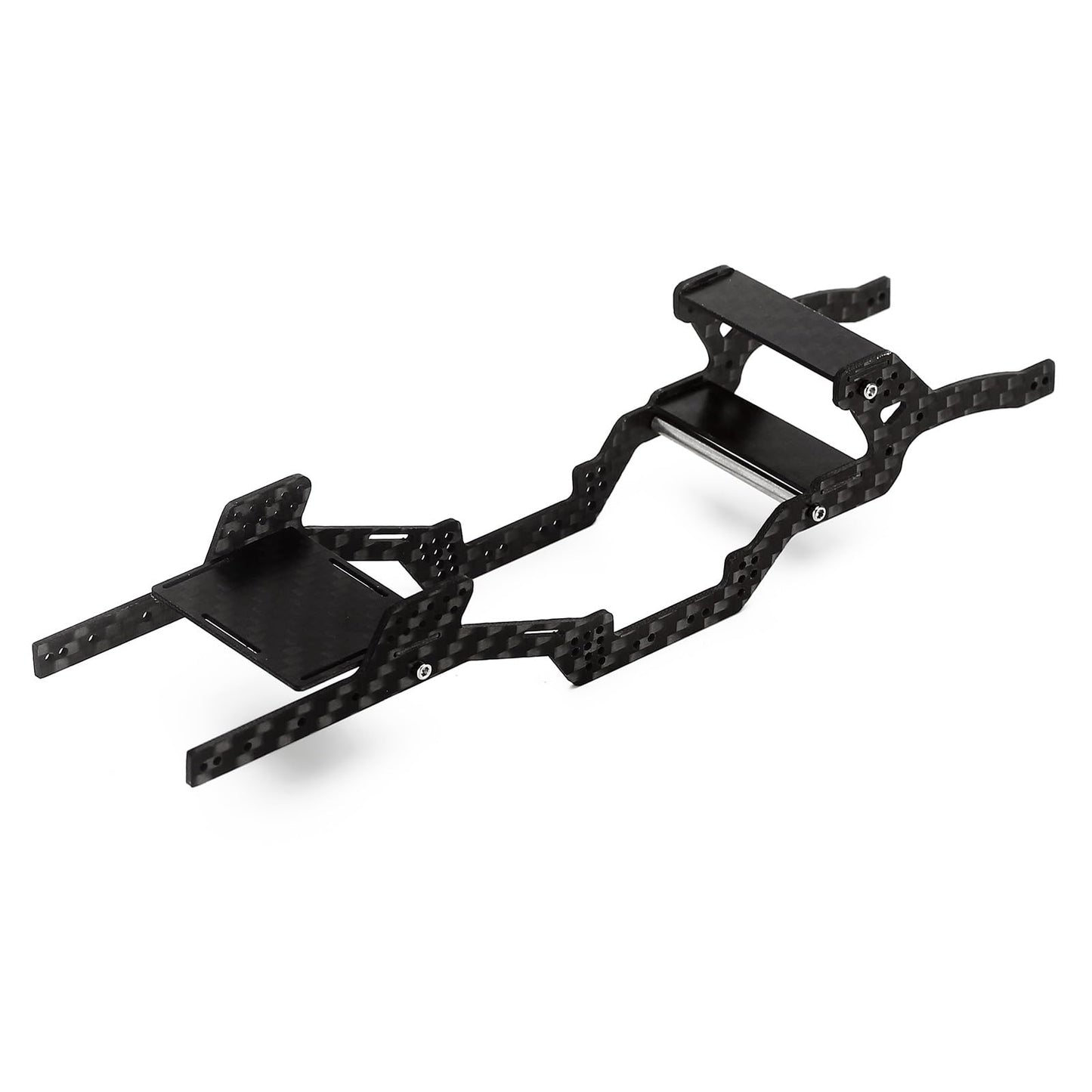 INJORA Carbon Fiber Chassis Kit Low Center of Gravity Frame Girder for Axial SCX24 Deadbolt JLU C10 Bronco 1/24 RC Crawler Upgra