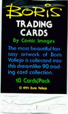 Comic Images Boris Series 1 Trading Cards Pack