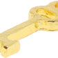 4 Set Gold 1/12 Miniature Door Knob Lock And Key Dollhouse Decoration Accessories