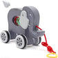 Mini Steps Pull Along Elephant Toy  Baby & Toddler Walking Toy, Fun & Safe Play