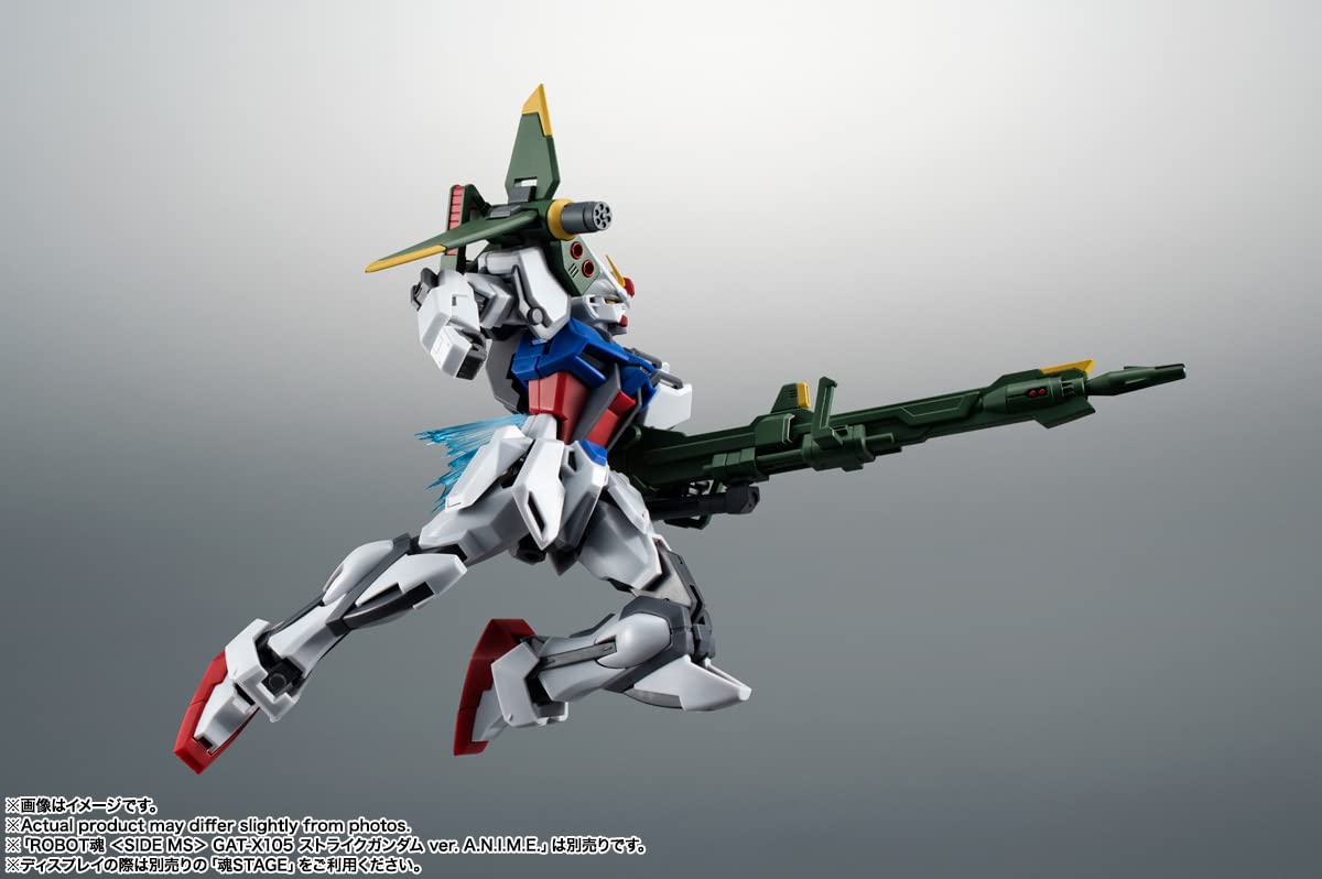 Tamashii Nations - Mobile Suit Gundam Seed - Aqm/E-X03 Launcher Striker & Effect Parts Set Ver. A.N.I.M.E., Bandai Spirits The R