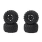 KingVal 4PCS Replacement 85MM Tire Wheel Tyre RC Spare Parts Compatible with JJRC Q117-A Q117-B RC Car