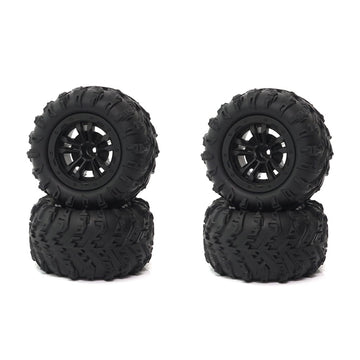 KingVal 4PCS Replacement 85MM Tire Wheel Tyre RC Spare Parts Compatible with JJRC Q117-A Q117-B RC Car