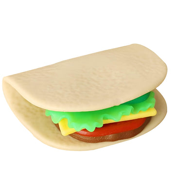funnysquee Detachable 6 Layers Taco Squishies Stress Relief Toy Burrito Stretch and Squeeze Stress Toys Simulation Food Birthday