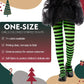 Manzi Girls Colored Striped Tights Toddler Kids Halloween Christmas Costume Pantyhose Witch Striped Leggings Baby Black And Whit