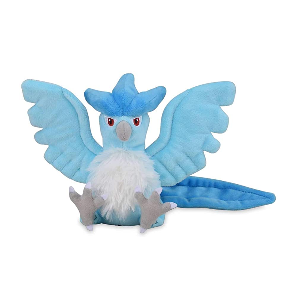 Articuno Sitting Cuties Plush - 8 In. -Like New