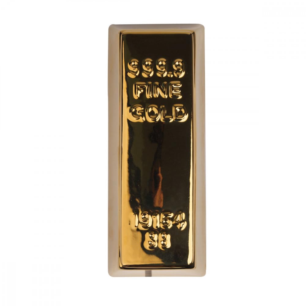 Kikkerland Gold Bar Coin Bank, 1 Ea - Pb17