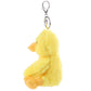 Apricot Lamb Cute Toys Plush Yellow Duck Stuffed Animal Soft Keychain For Kids Bag, Purse, Backpack, Handbag (6 Inches)