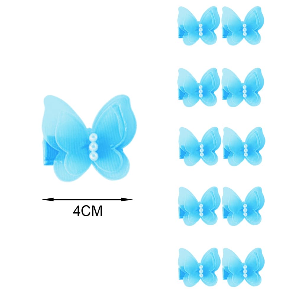 Bgfks Tutu Skirt For Girls,5 Pack Princess Party Favor Dress Skirt Set With Hairclips For 2-8 Years.(Red)