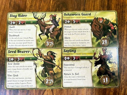 Plaid Hat Games Chosen Grove Faction Deck - Ready-To-Play Expansion For Strategy Card Game - 2 Players, Ages 9+ - Requires Summo