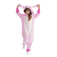 Halloween Christmas Unisex Kids Flannel Cosplay Onesie Costume Outfit Suit For Girls And Boys (Pink Stitch, 12 Years)