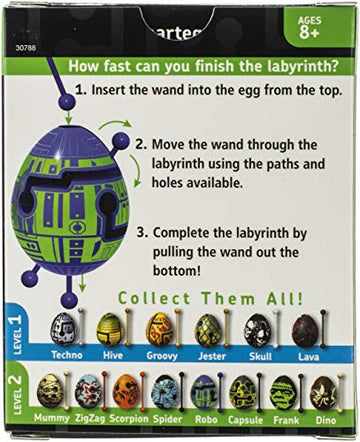 Bepuzzled Smart Egg Robo Puzzle 1-Layer,Smart Egg Labyrinth Puzzle Maze For Kids Age 8 And Above Great Easter Egg Hunt Gift (30788)