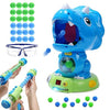 Eaglestone Moveable Dinosaur Shooting Toys Triceratops Action,Kids Shooting Games With Lcd Score Record&Led, Enhancing Hand-Eye Coordination Toys For Boys And Girls