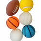 Cinnamon Roll Squeezy Sports Balls For Kids  6Pcs Soft Sensory Balls For Infants & Toddlers  Safe, Colourful, Motor Skill Deve