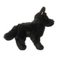 Douglas Black German Shepherd Plush Stuffed Animal, 8" Long, Polyester, Model 3979