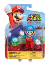 Super Mario Ice Mario 4 Inch Action Figure with Ice Flower