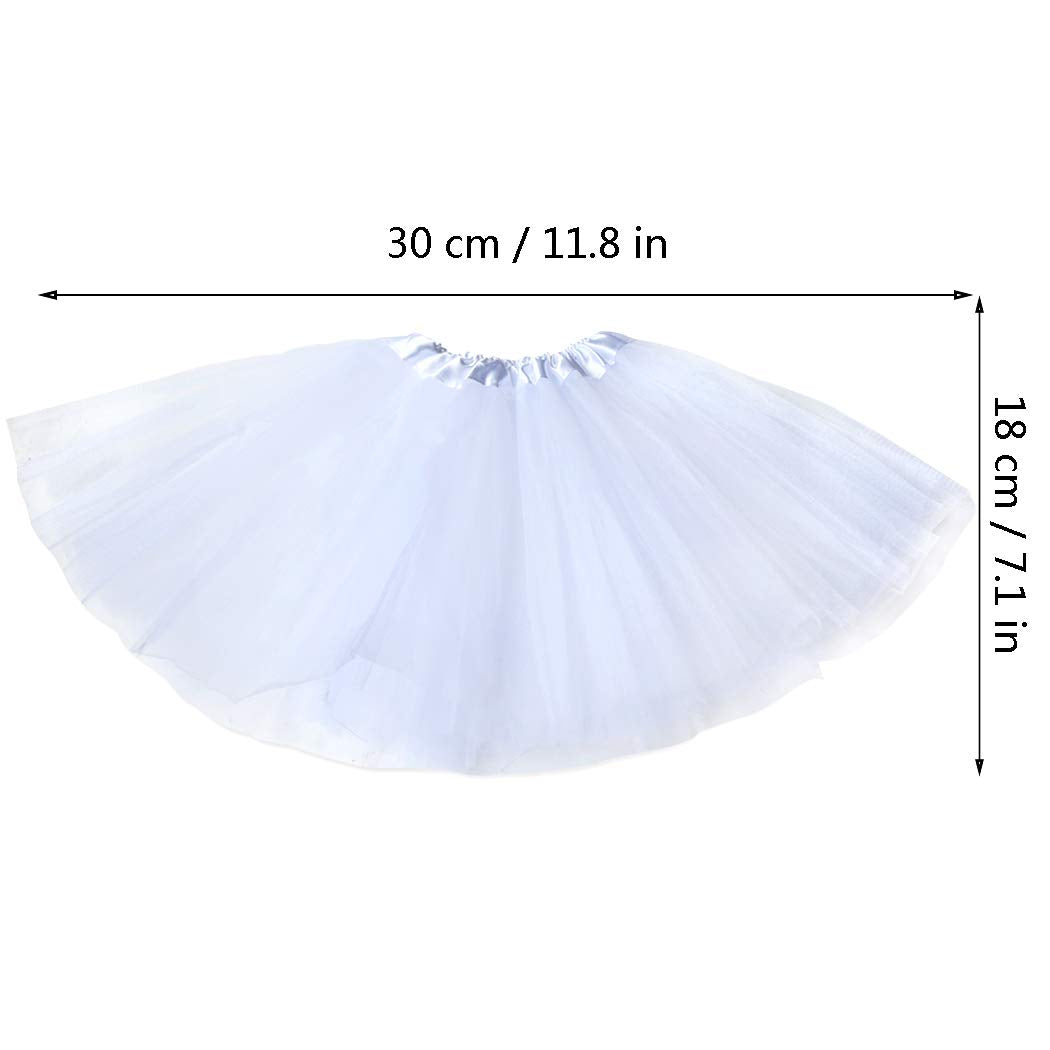 Marrywindix White Cow Costume Tutu Set Animal Fancy Dress Costume Kit Accessories