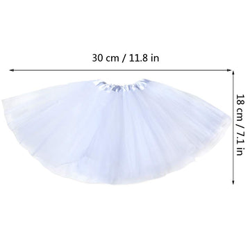 Marrywindix White Cow Costume Tutu Set Animal Fancy Dress Costume Kit Accessories