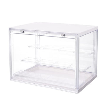 Seewavom Acrylic Clear Display Case Dustproof Blind Box Transparent Assemble Storage Showcase Collection Acrylic Cube For Toy Do