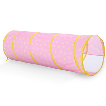 Kids Play Tunnel, Tunnel for Toddlers 1-3, Pop Up Crawl Tunnel Toy for Infant Baby Children Mesh See Through, Collapsible Tent G