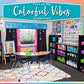 Colorful Vibes Creativity Takes Courage Banner