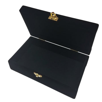 Marion Double 9 Domino Set (55 Tiles) Jumbo Tournament Professional Size With Spinners In Elegant Velvet Storage Box (Black)