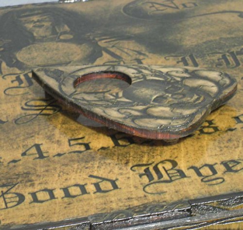 Lord Mocks Skull And Raven Planchette (Spirit Pointer)