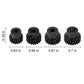 WEISHUJI Pinion Gear Set, Pinion Motor Gear, 32P Pinion Gear Set, 32 Pitch Pinion Gear Set 5mm Shaft Hole 18T 19T 20T 21T Pinion