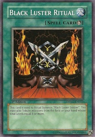 Yu-Gi-Oh! - Black Luster Ritual (Dpyg-En022) - Duelist Pack Yugi Moto - Unlimited Edition - Common