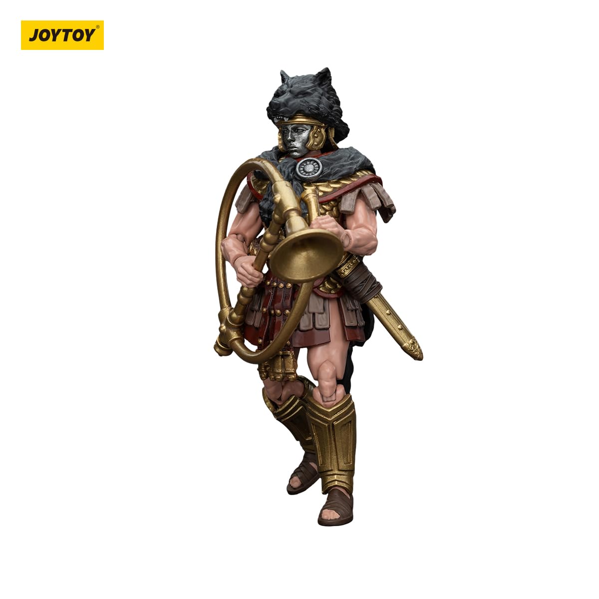 JOYTOY 1/18 Strife Roman Republic Collector's Edition Action Figure Cohort Iv Buccinator-4.25inch