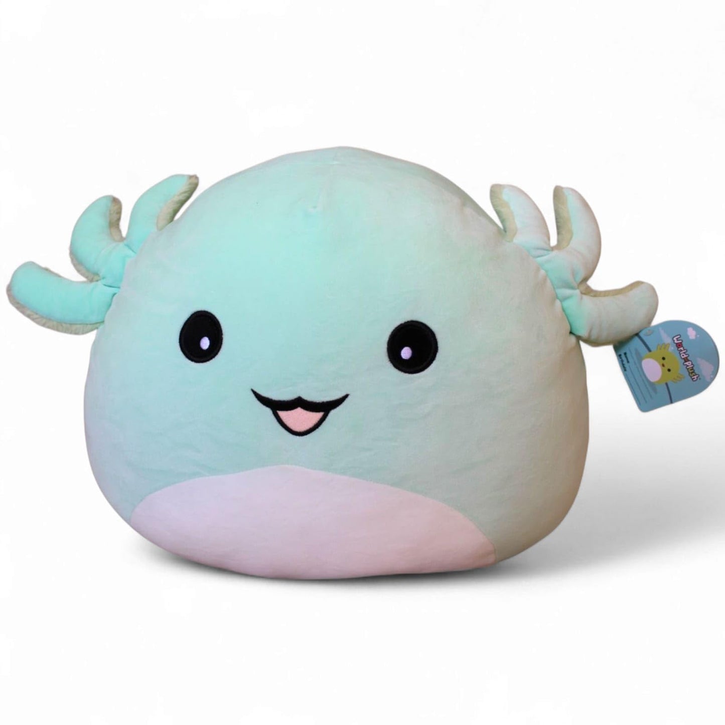 WORLD OF PLUSH 29-inch Jumbo Axolotl Plush Design - Squishy Cuddly & Fun - Ideal Gift for Family Members - Exceptional & limited availability Size
