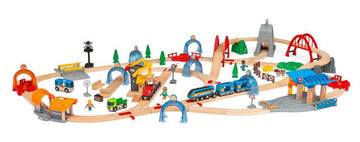 Brio Smart Tech Sound Action Tunnel Deluxe Set - Interactive Wooden Train Toy | Child-Friendly Design | Magnetic Couplings | Fsc-Certified Wood | Ideal For Toddlers & Kids