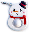 Top Trenz Omg Pop Fidgety Bubble Fidget Toy Stress Relief Anxiety Boredom Keychain (Christmas - Snowman)