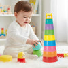 Storio 2-In-1 Build Up Beakers Stacking & Nesting Cups Toy For Kids | 9 Pcs Multicolour Educational Beach Sand & Water Activity 