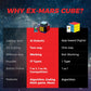 eX-Mars AI Robot Cube | Self Scrambling STEM Puzzle Cube | 10 Puzzle Types | Music Player | Fun for Kids & Adults