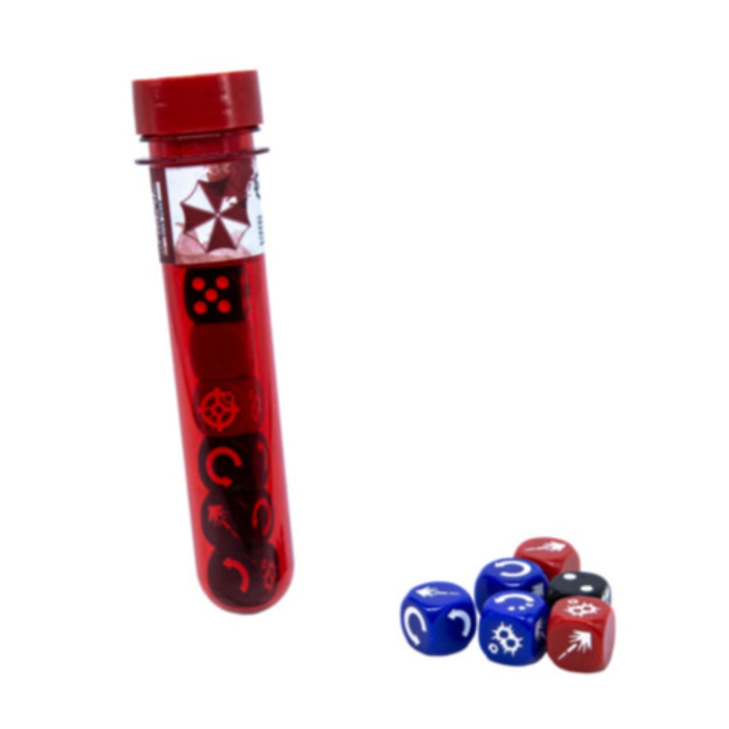 Steamforged Games Resident Evil 3 Board Game Dice Pack - Plastic, Blue/Red/Black, Model 224944