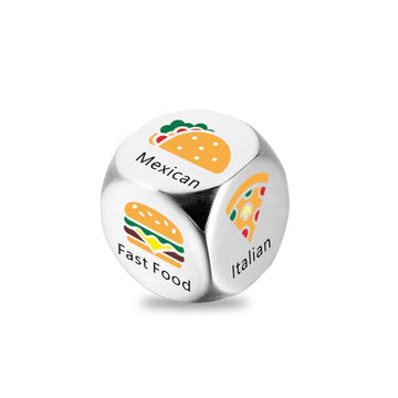 Fathers Daygifts For Husband From Wife, Iron 6Th Anniversary For Couple, Couple Gift For Men, Food Decision Dice Wedding Gifts F