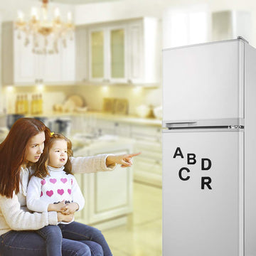 Firlar 124Pcs Magnetic Letters, Uppercase Alphabet Abc Magnets For Fridge Refrigerator, Foam Alphabet Letters Refrigerator Magne