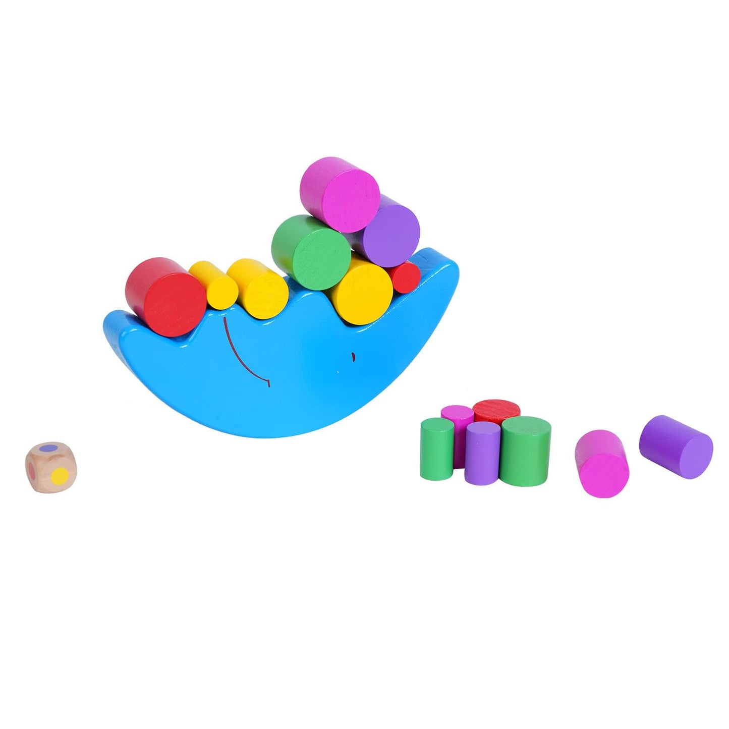 Bufack Wooden Balancing Beam Puzzle Stacking Toy  Kids Toys For 25 Years Boy  Toys For 2+ Year Old Boy  Gifts For Kids 12 Y