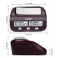 Leap Chess Clock Digital Chess Timer Professional For Board Games Timer With Alarm Function (Official Store) Brownish Red