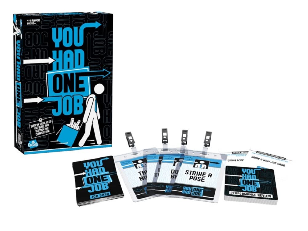 Goliath You Had One Job Game - Fast-Paced Party Game - Keep The Beat Or Face A Performance Review - Ages 12 and Up, 4-10 Players