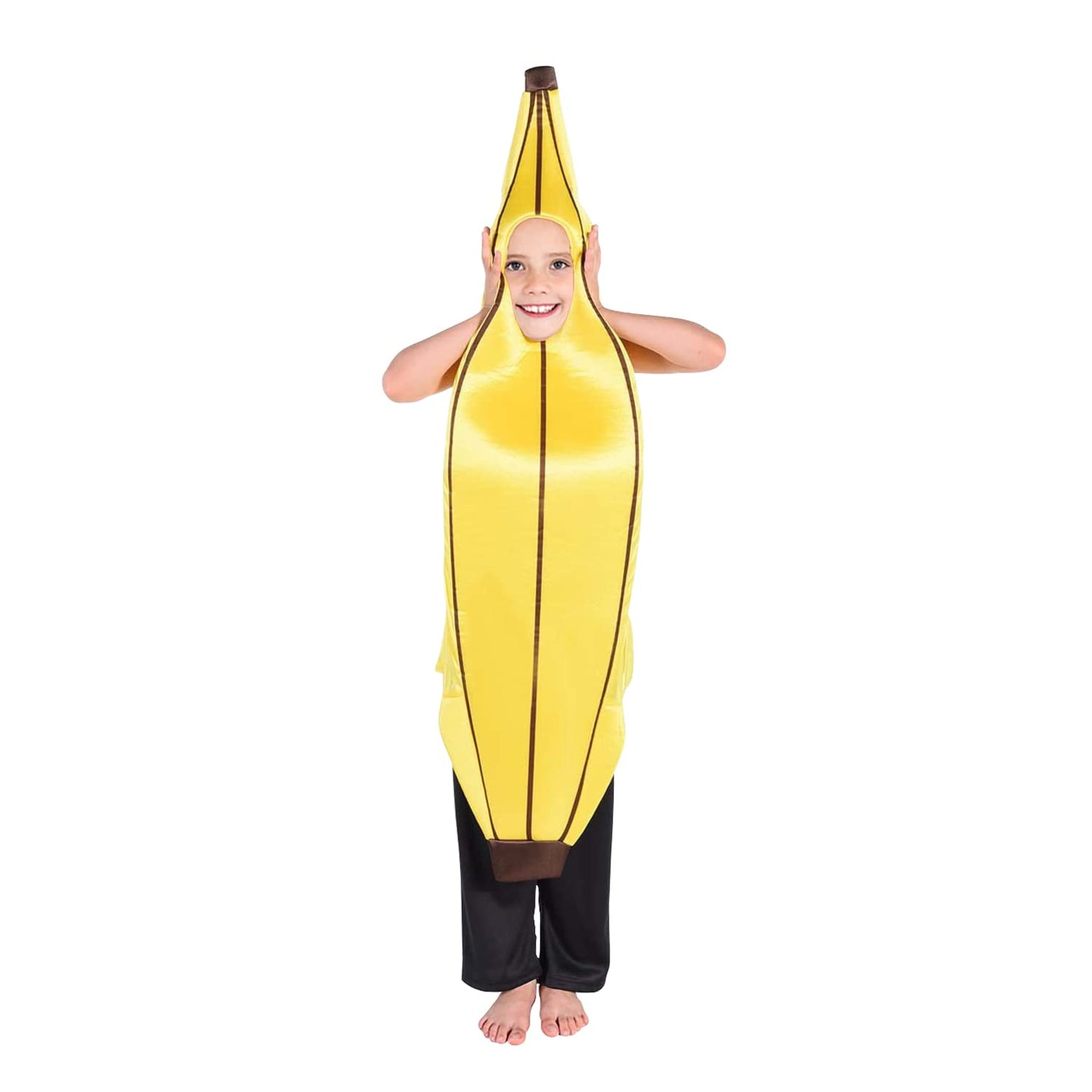 Partisky Kids Banana Costume For Halloween Role Play Cosplay Dress Up Parties Boys And Girls